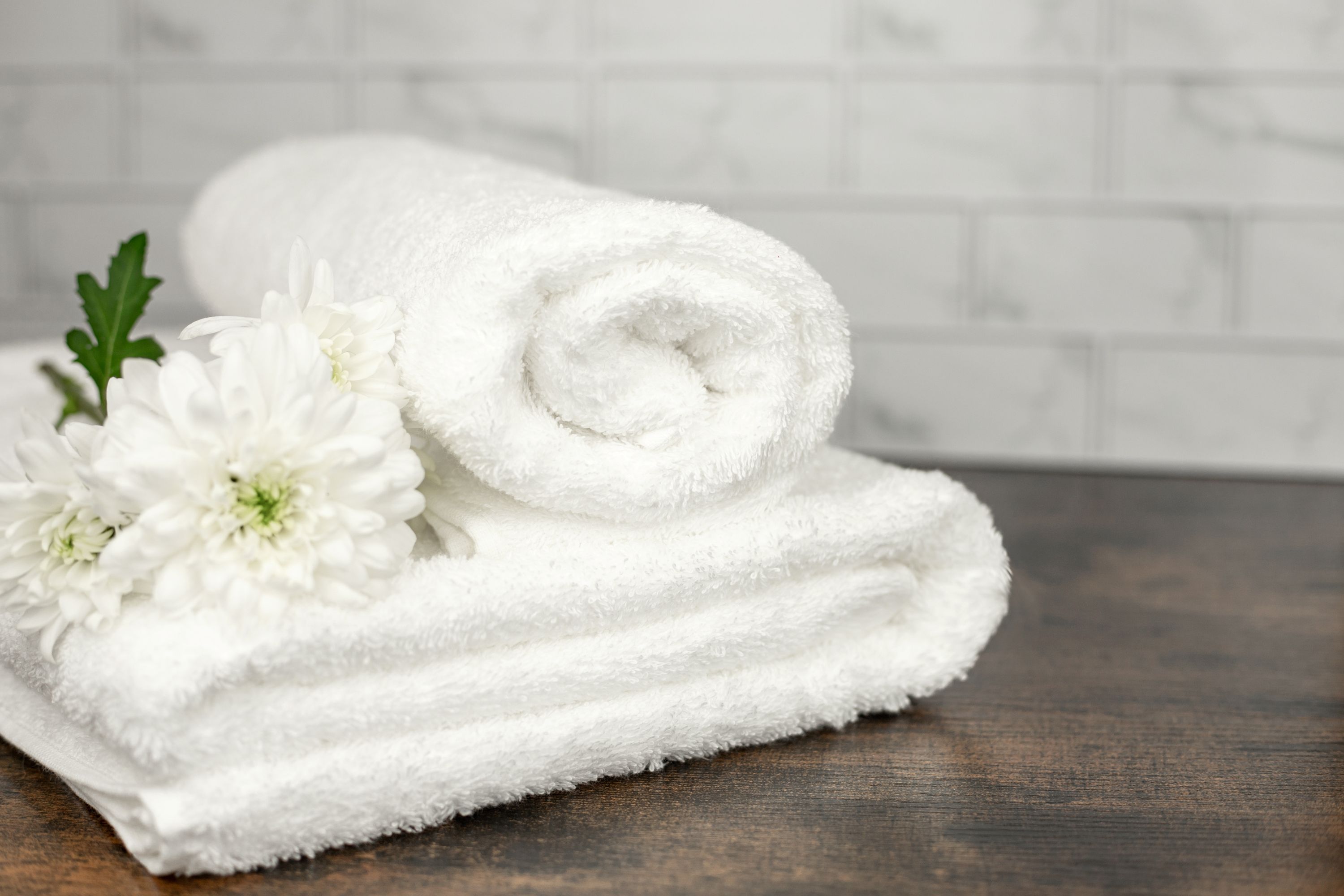 White Quality Towels